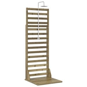 vidaXL Douche d'ext&eacute;rieur 225 cm Naturel
