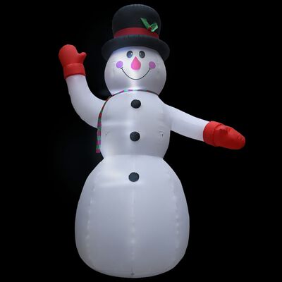 vidaXL Bonhomme de neige gonflable avec LED IP44 600 cm XXL
