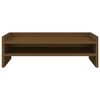 vidaXL Support de moniteur Marron miel 50x24x16 cm Bois de pin solide