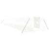 vidaXL Serre avec cadre en acier blanc 54 m&sup2; 18x3x2 m