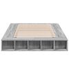 vidaXL Cadre de lit sans matelas sonoma gris 120x200 cm