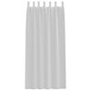 vidaXL Rideau en Voile 2 pcs Gris clair 260 x 140 cm Polyester