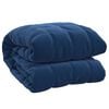 vidaXL Couverture lest&eacute;e Bleu 122x183 cm 5 kg Tissu