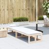 vidaXL Canap&eacute; de jardin extensible bois massif de pin