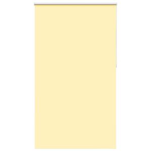 vidaXL Store enrouleur occultant jaune largeur du tissu 126,6 cm