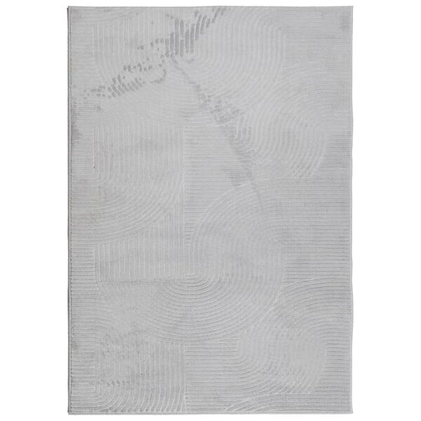 vidaXL Tapis IZA poils courts style scandinave gris 160x230 cm