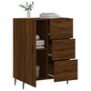 vidaXL Buffet ch&ecirc;ne marron 69,5x34x90 cm bois d'ing&eacute;nierie