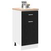 vidaXL Armoire suspendue avec tiroir Ch&ecirc;ne noir 40 x 46 x 81,5 cm