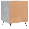 vidaXL Tables de chevet 2 pcs gris b&eacute;ton 40x40x50 cm bois d&rsquo;ing&eacute;nierie