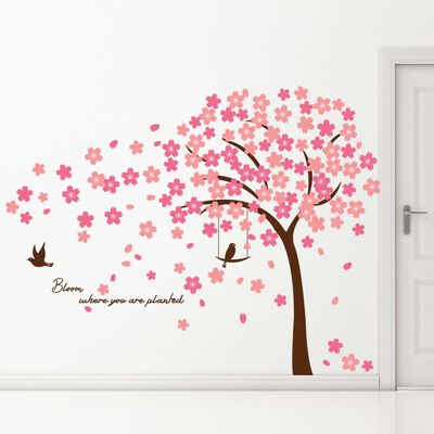 WALPLUS Autocollant de décoration de maison Fleur cerisier 320x180cm
