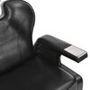 vidaXL Chaise de barbier Noir 72x68x98 cm Similicuir