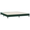 vidaXL Cadre de lit sans matelas vert fonc&eacute; 180x220 cm velours