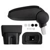 vidaXL Accoudoir de voiture noir, 17x32x(35,5-52) cm, ABS