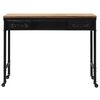 vidaXL Table console MDF et bois de sapin 100 x 33,5 x 80 cm