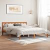 vidaXL Cadre de lit sans matelas cire marron 150x200cm bois pin massif