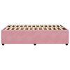 vidaXL Cadre de lit sans matelas rose 120x200 cm velours