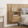 vidaXL T&ecirc;te de lit avec armoire avec tiroir 3 pcs Ch&ecirc;ne artisanal