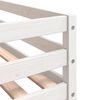 vidaXL Lit mezzanine enfants avec tunnel sans matelas bleu 90x190 cm
