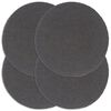 vidaXL Napperons 4 pcs Gris fonc&eacute; Plain 38 cm Rond Coton