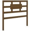 vidaXL T&ecirc;te de lit Marron miel 95,5x4x100 cm Bois massif de pin
