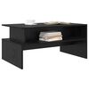vidaXL Table basse Chêne noir 90 x 55 x 42,5 cm Bois d'ingénierie