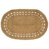 vidaXL Tapis de zone Naturel 205 x 305 cm Jute