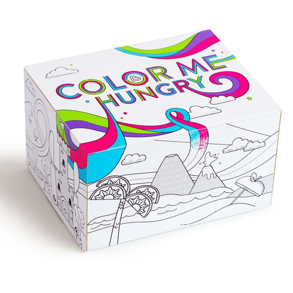 Munchkin Ensemble de vaisselle &agrave; manger 7 pcs Color Me Hungry Bleu