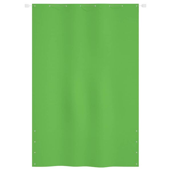vidaXL &Eacute;cran de balcon Vert clair 160x240 cm Tissu Oxford