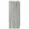 vidaXL Buffet avec tiroirs sonoma gris 71x35x84 cm bois d'ingénierie