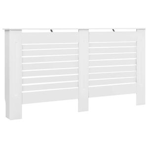 vidaXL Cache-radiateur Blanc 152x19x81,5 cm MDF