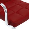 vidaXL Tabourets de bar lot de 2 rouge bordeaux similicuir