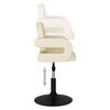 vidaXL Tabouret de bar Cr&egrave;me Tissu