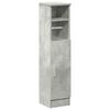vidaXL Meuble de salle de bain avec porte-rouleau gris b&eacute;ton