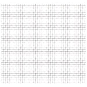 vidaXL Cl&ocirc;ture de jardin sertie Acier inoxydable 50x50 cm 11x11x2 mm