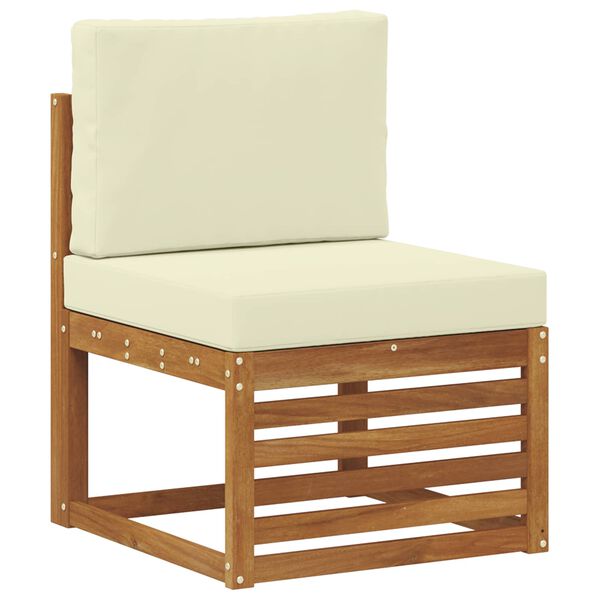 vidaXL Ensemble de canap&eacute;s d'ext&eacute;rieur 6 pcs Naturel et Cr&egrave;me