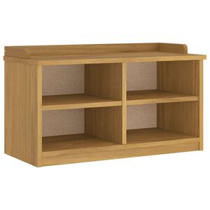 vidaXL Banc de couloir SANDNES 87x40x50 cm bois de pin massif