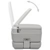 vidaXL Toilette portable de camping avec tente 10+10 L