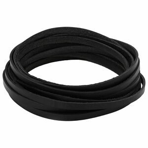 vidaXL Sangle en Cuir Noir 1000 x 0,5 cm Cuir