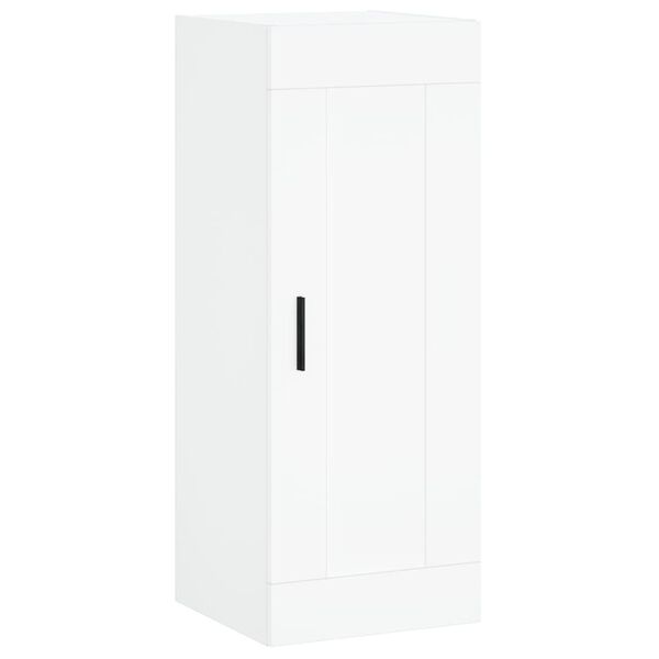 vidaXL Armoire murale blanc 34,5x34x90 cm bois d'ingénierie