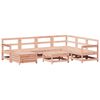 vidaXL Salon de jardin 8 pcs bois massif sapin de douglas