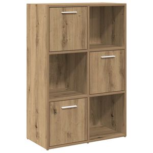 vidaXL Biblioth&egrave;que ch&ecirc;ne artisanal 60,5x30x90 cm bois d'ing&eacute;nierie
