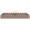 vidaXL Lit de Rangement avec matelas Cappuccino 120 x 200 cm Faux cuir