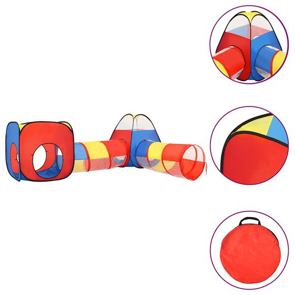 vidaXL Tente de jeu pour enfants avec 250 balles Multicolore
