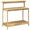 vidaXL Banc de rempotage ext&eacute;rieur 111,5 x 48,5 x 107 cm Blanc
