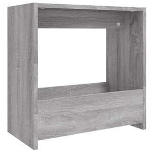 vidaXL Table d'appoint Sonoma gris 50x26x50 cm Bois d'ing&eacute;nierie