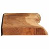 vidaXL &Eacute;tag&egrave;res murales 2 pcs 100x20x3,5 cm bois massif d'acacia