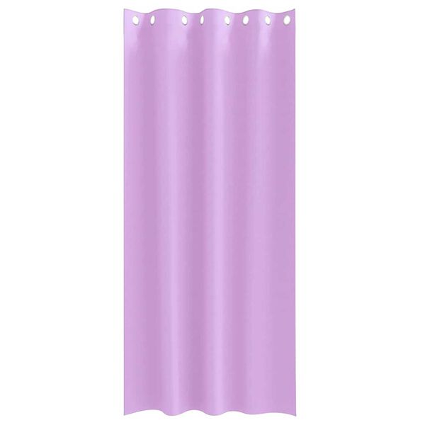 vidaXL Rideaux occultants avec anneaux 2 pcs Violet 245 x 140 cm