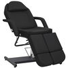 vidaXL Chaise de traitement de beaut&eacute; Similicuir Noir 180x62x78 cm