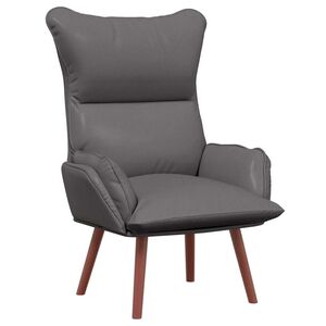 vidaXL fauteuil Gris 69 x 74 x 93 cm Simili cuir