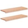 vidaXL Marches d'escalier 2 pi&egrave;ces 70 x 25 x 2 cm Naturel